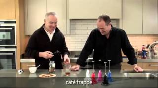 How to make a frappé coffee using an aerolatte milk frother [upl. by Lussier862]