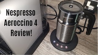 Nespresso Aeroccino 4 Milk Frother Review  Worth upgrading from the Aeroccino 3 [upl. by Aelyak]