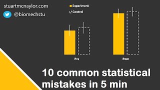 Ten Statistical Mistakes in 5 Min [upl. by Winnifred302]