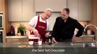 How to make a hot chocolate using an aerolatte milk frother [upl. by Charla]