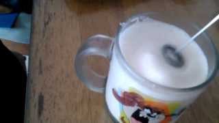 Aerolatte Review Frothing Cold Milk In Under 1 Minute [upl. by Marylin]